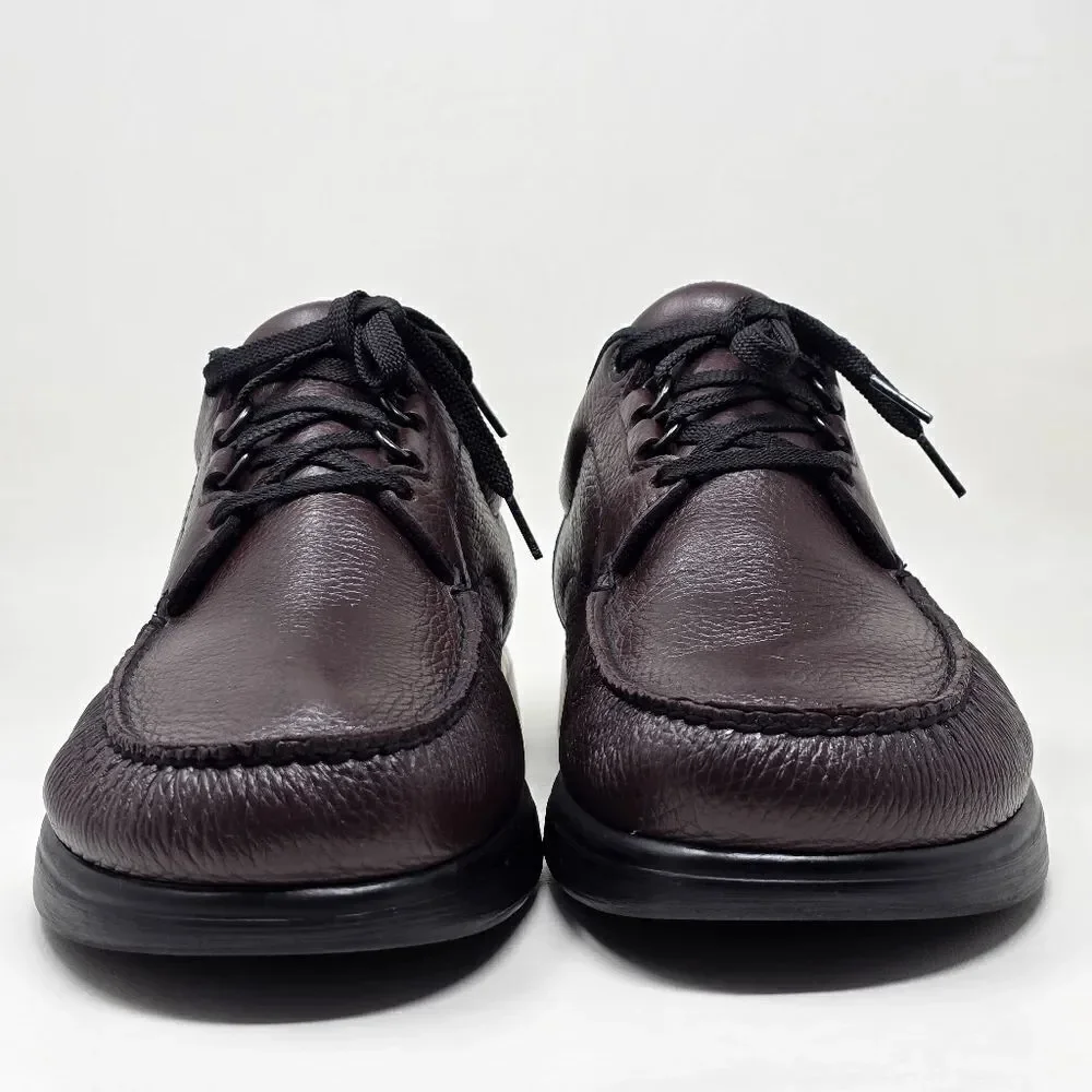 SAS Men's Bout Time Cordovan Size 10.5 Wide Comfort Lace Up Shoes Pre-owned